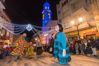 Imatge de la cercavila de la Festa Major d'Hivern de 2016.