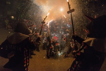 El correfoc infantil de dissabte.