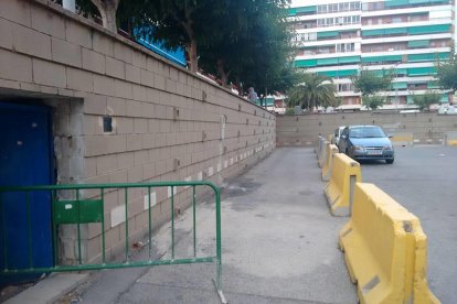 SPiSP denuncia la peligrosidad de un muro sin arreglar