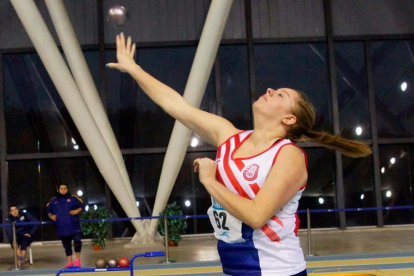 Montserrat Montañés durante la competición del pasado 11 de febrero.