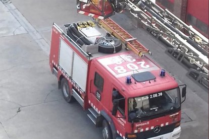 Imatge d'arxiu d'un camió dels Bombers de la Generalitat.