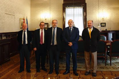 Membres de SCC amb el Fiscal General de l'Estat.