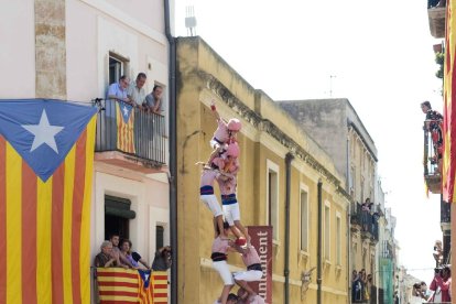 Caiguda d'una construcció dels Xiquets de Tarragona