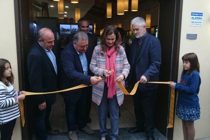 Imatge del moment de la inauguració oficial de l'Agro-Tast del Vendrell.