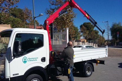 Imagen del nuevo vehículo de la Brigada Municipal de Altafulla.