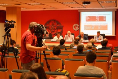 Presentación del estudio en la Cámara de Comercio e Industria de Reus.