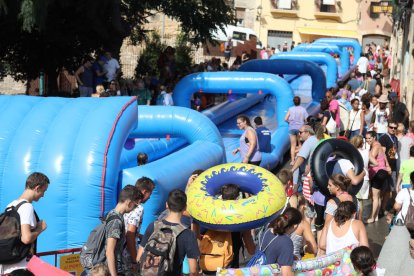 Imatge del tobogan aquàtic de la baixada de Pescateria