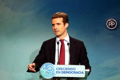 Casado aspira a dirigir el PP.