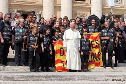 El tarragoní que va abraçar el Papa Francesc