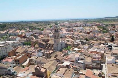 Imagen aérea del núcleo del Vendrell.