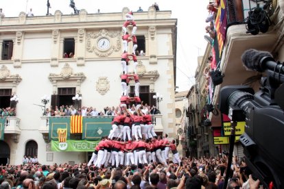 3de10fm de la Colla Vella de Valls per Sant Fèlix.