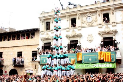 3de10fm de los Castellers de Vilafranca por Sant Fèlix.