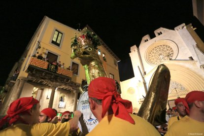 Imatge de la Baixada de l'Aliga de Santa Tecla 2016