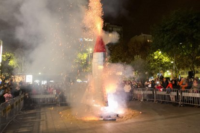 El espectáculo del año pasado en la plaza de la Llibertat.