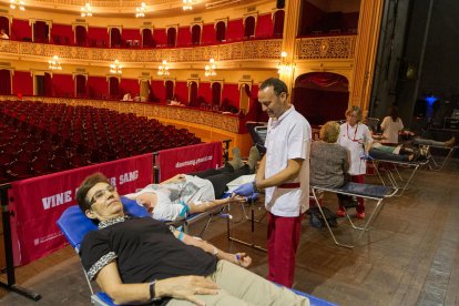 Un momento del pasado Maratón de Donación de Sangre de Reus.