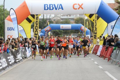 Una imagen de archivo del Medio Maratón de Reus, que transcurre en torno al Pabellón Olímpico.