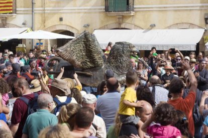 El Griu gran es va incorporar al Seguici Popular fa dos anys, de la mà dels veïns de l'Arrabassada.