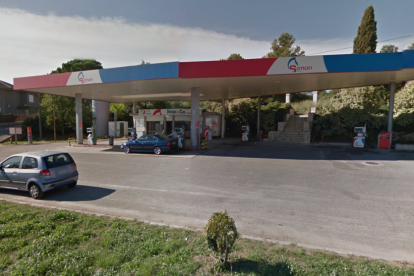 La gasolinera Simón Multiestaciones d'Alcover, donde se produjo el atraco.