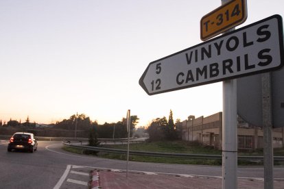 Una imatge de la carretera on es va produir la col·lisió.