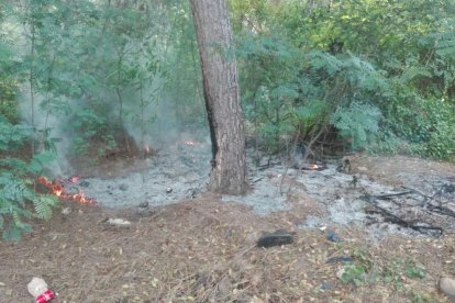 Uno de los incendios que se han producido últimamente en el municipio.