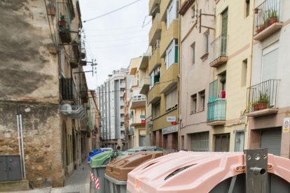 Una imagen de contenedores de la basura en Reus.