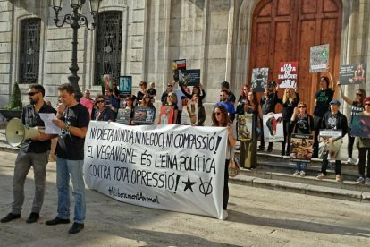 La concentración tuvo lugar en la plaça de la Font de Tarragona.