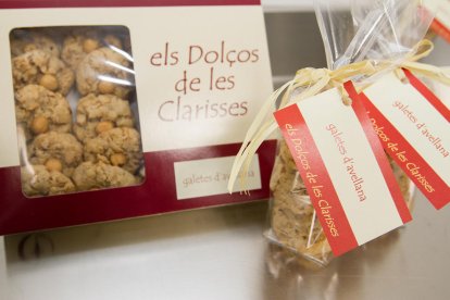 Las galletas de avellana.