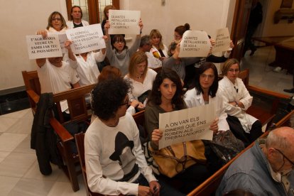 Trabajadores del Hospital exigían el pago de las DPO.