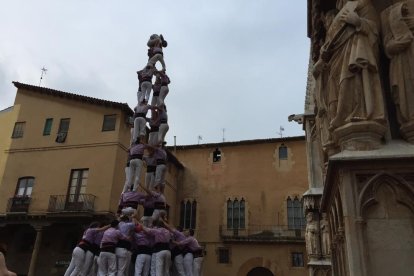 4de9f de la Colla Jove de Tarragona a la Diada de l'Esperidió al Pla de la Seu.