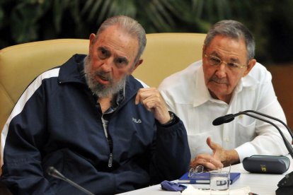 Imatge d'arxiu de Fidel Castro, líder cubà mort als 90 anys.