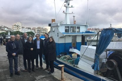 La consellera durante su visita a Cambrils.