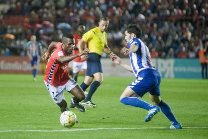 Una imagen del Nàstic-Alabès del curso pasado.