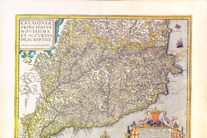 El mapa 'Cataloniae Principatus novissima et accurata descriptio'