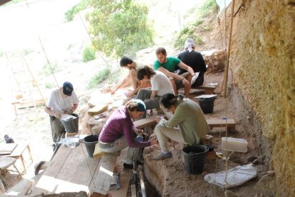 Imatge de l'excavació del Molí de Salt.