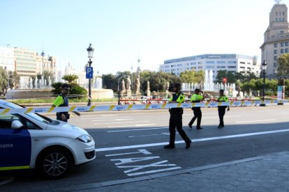 La plaça Catalunya ha estat desallotjada.