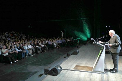 El director de la Fundación Maragall, Jordi Camí, durante la presentación del Estudio Alfa, la mayor investigación sobre alzhéimer que se realiza en el mundo.