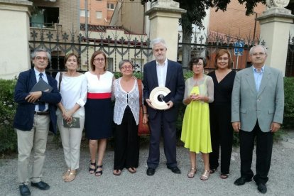 L'alcalde del Vendrell, Martí Carnicer, va recollir el guardó.