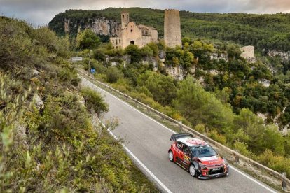 Kris Meeke, durante el campeonato.