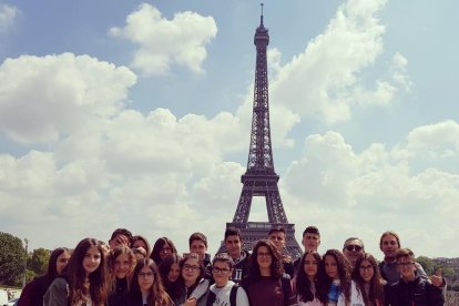 Los alumnos del centro de Santa Coloma de Queralt visitaron París.