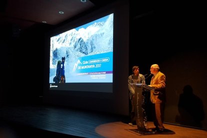 El campeón de España, durante su exposición en el Auditorio.