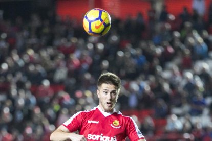 Jon Gaztañaga, durante el Nàstic-Barça B del 1 de noviembre.