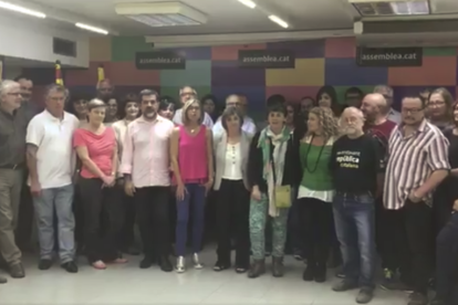 Imatge del vídeo en què diversos membres de l'ANC asseguren que es declararà la independència.