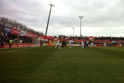 Una acció del partit.