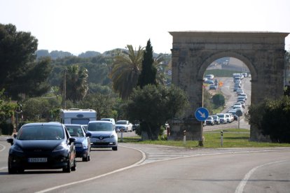 La zona de l'Arc de Berà registra cues.