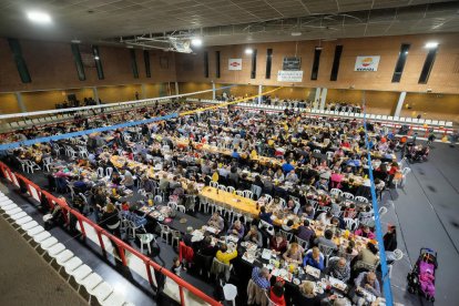 Sopar de la Castanyada de l'any passat 2016.