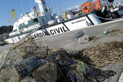 Les nanses van ser intervenides a la costa de Cambrils.