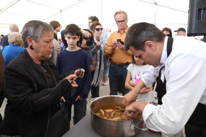 Al llarg del matí s'ha realitzat un 'showcooking' sobre com cuinar ranxets.