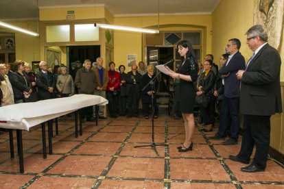 Fotografía del primer acto de conmemoració de 'La Nova Amistat'.