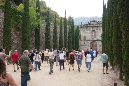 Imatge d'arxiu d'una activitat cultural realitzada a la Cartoixa d'Scala Dei.