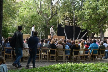 El Jardín del Ayuntamiento se ha convertido en un desl escenarios con más afluencia.